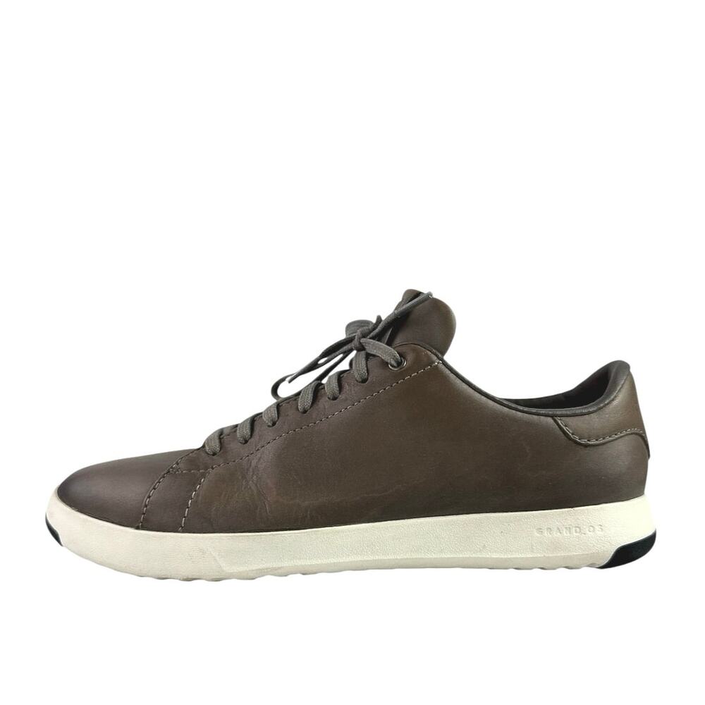 Cole Haan Grandpro Men's Green Leather Low Top Lace Up Sneakers Shoes Size 8